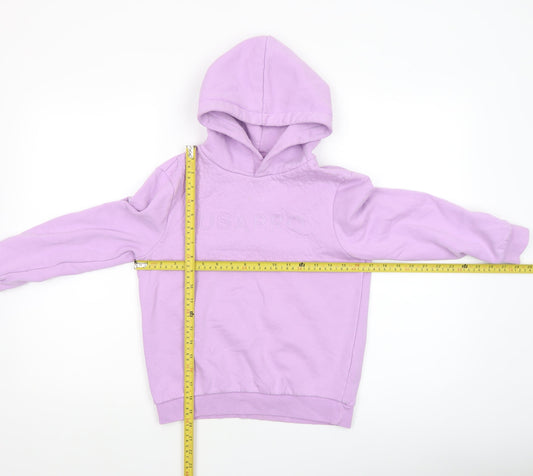 Girls UK Size 9-10 Years USA Pro Purple Pullover Hoodie