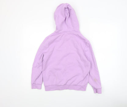 Girls UK Size 9-10 Years USA Pro Purple Pullover Hoodie