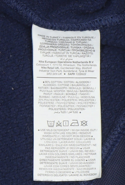 Mens UK Size S Nike Blue Pullover Sweatshirt
