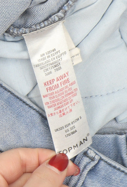 Mens UK Size S Topman Slim Fit Skinny Blue Jeans