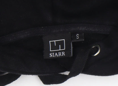 Womens UK Size S SIARR Black Pullover Hoodie