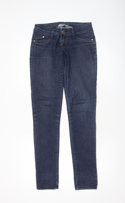 Womens UK Size 4 TALLY WEiJL Slim Fit Skinny Blue Jeans