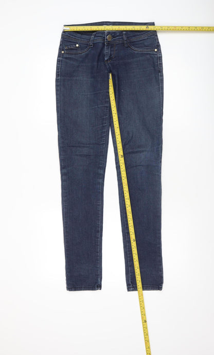 Womens UK Size 4 TALLY WEiJL Slim Fit Skinny Blue Jeans