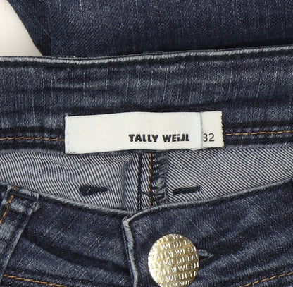 Womens UK Size 4 TALLY WEiJL Slim Fit Skinny Blue Jeans