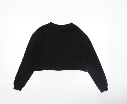 Womens UK Size 6 New Look Black Pullover Sweatshirt