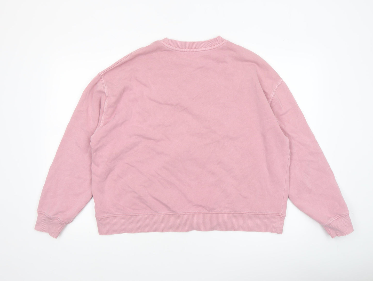 Womens UK Size L Marks and Spencer Pink Pullover Sweatshirt
