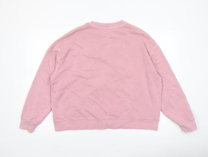 Womens UK Size L Marks and Spencer Pink Pullover Sweatshirt