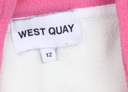 Unisex Adults UK Size M WEST QUAY Multicoloured Pullover Sweatshirt