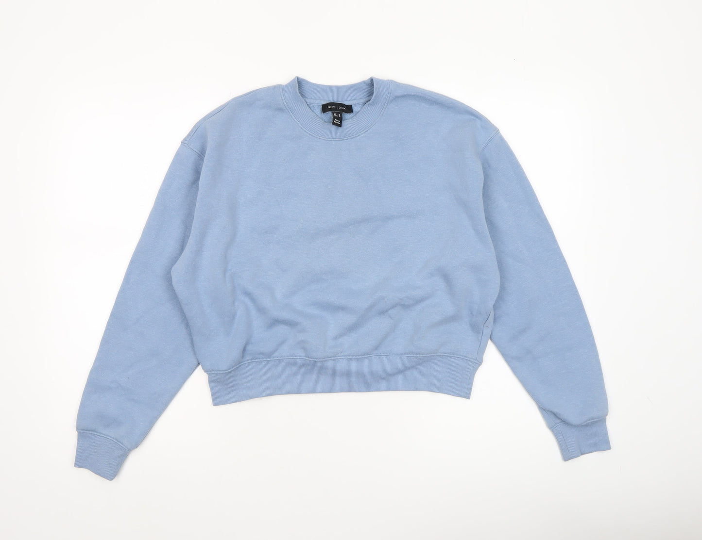Womens UK Size S New Look Blue Pullover Sweatshirt
