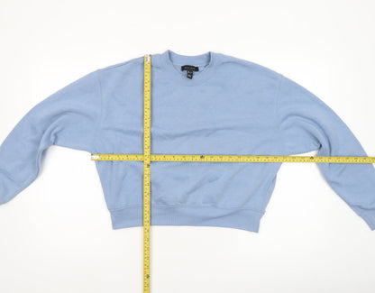 Womens UK Size S New Look Blue Pullover Sweatshirt