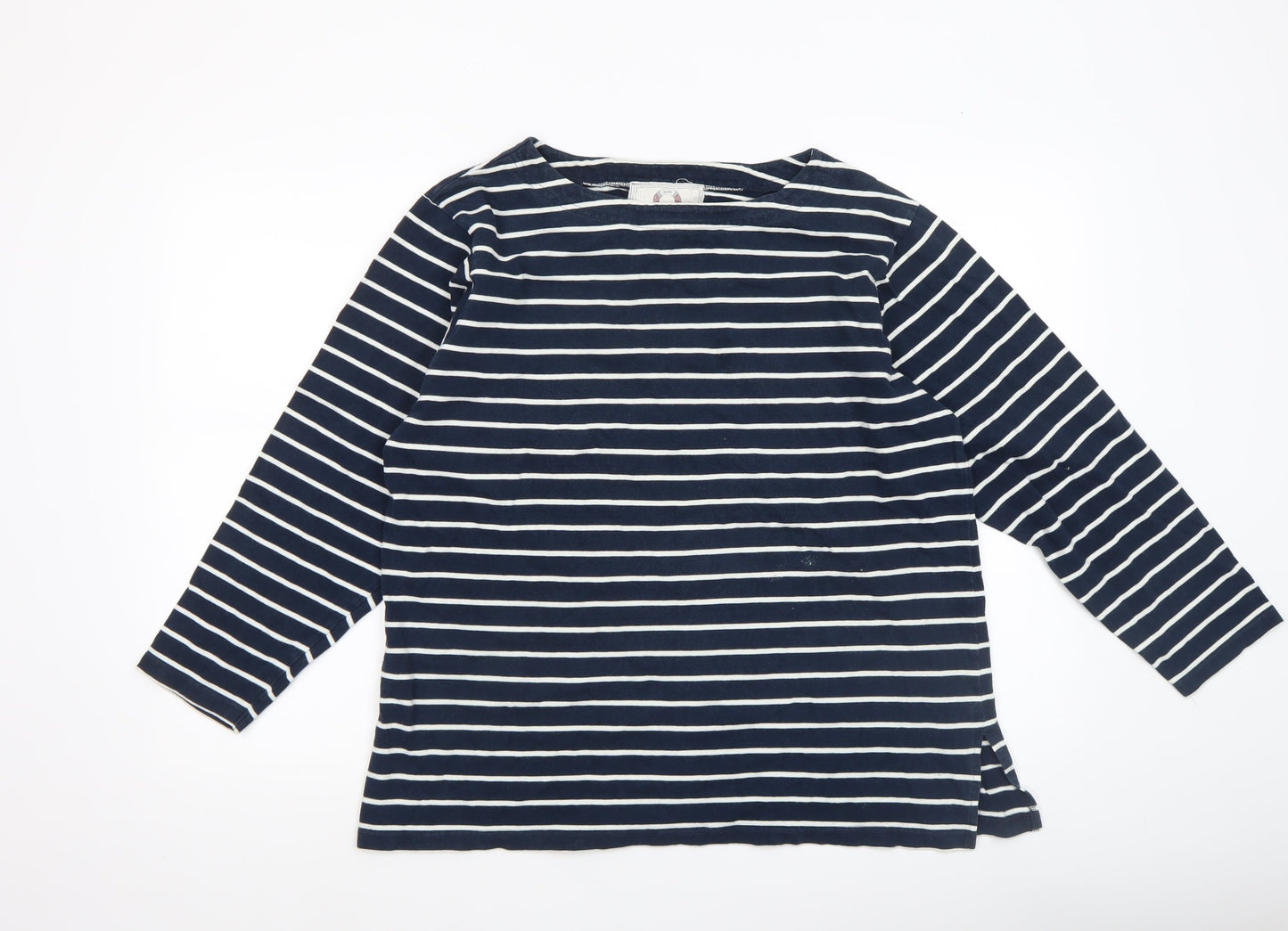 Womens UK Size L Laura Ashley Blue Basic T-Shirt