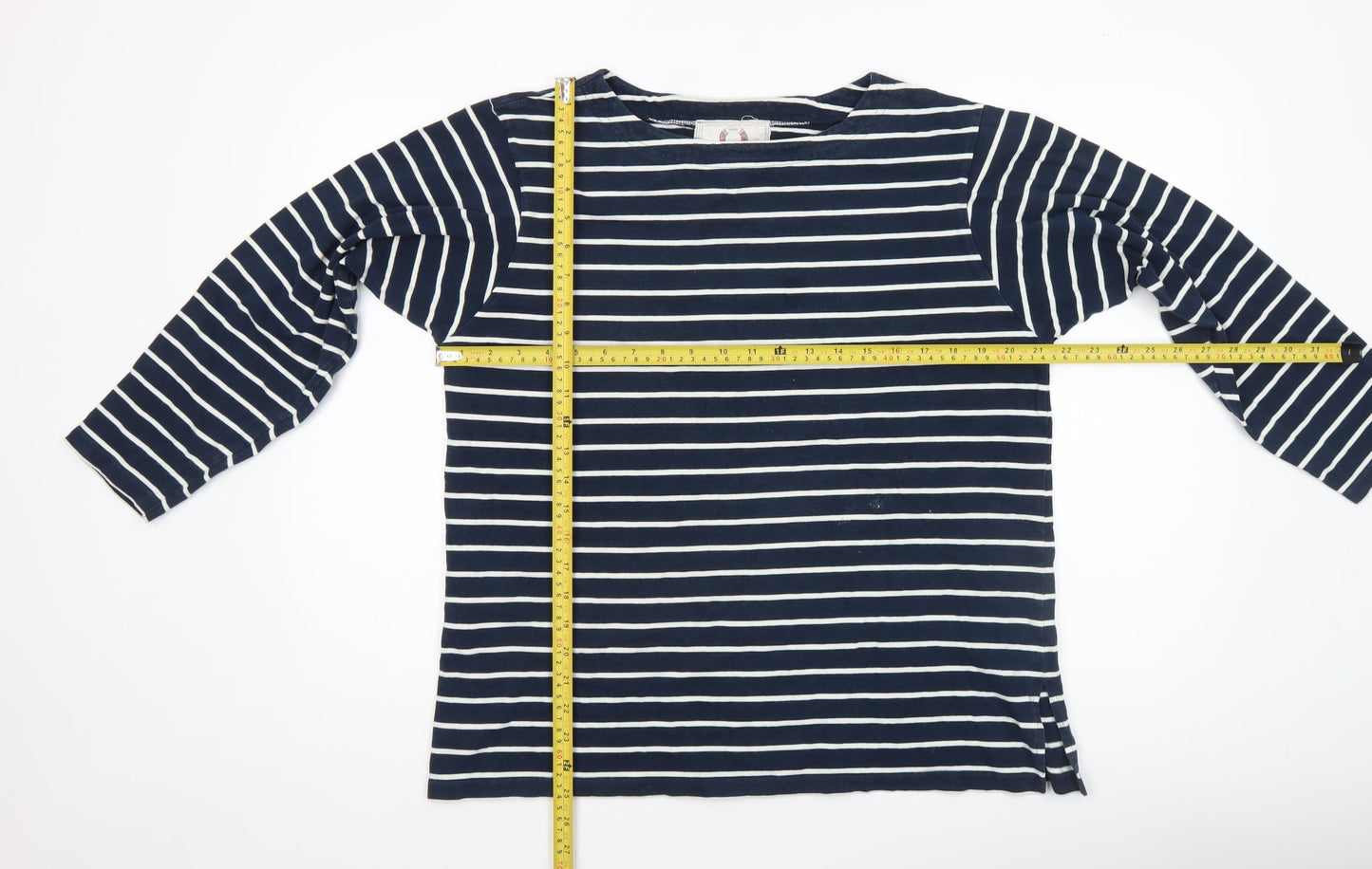 Womens UK Size L Laura Ashley Blue Basic T-Shirt