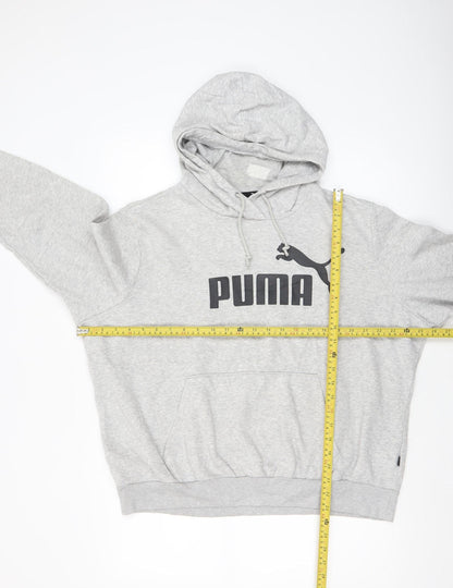 Womens UK Size XL PUMA Grey Pullover Hoodie