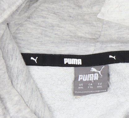 Womens UK Size XL PUMA Grey Pullover Hoodie
