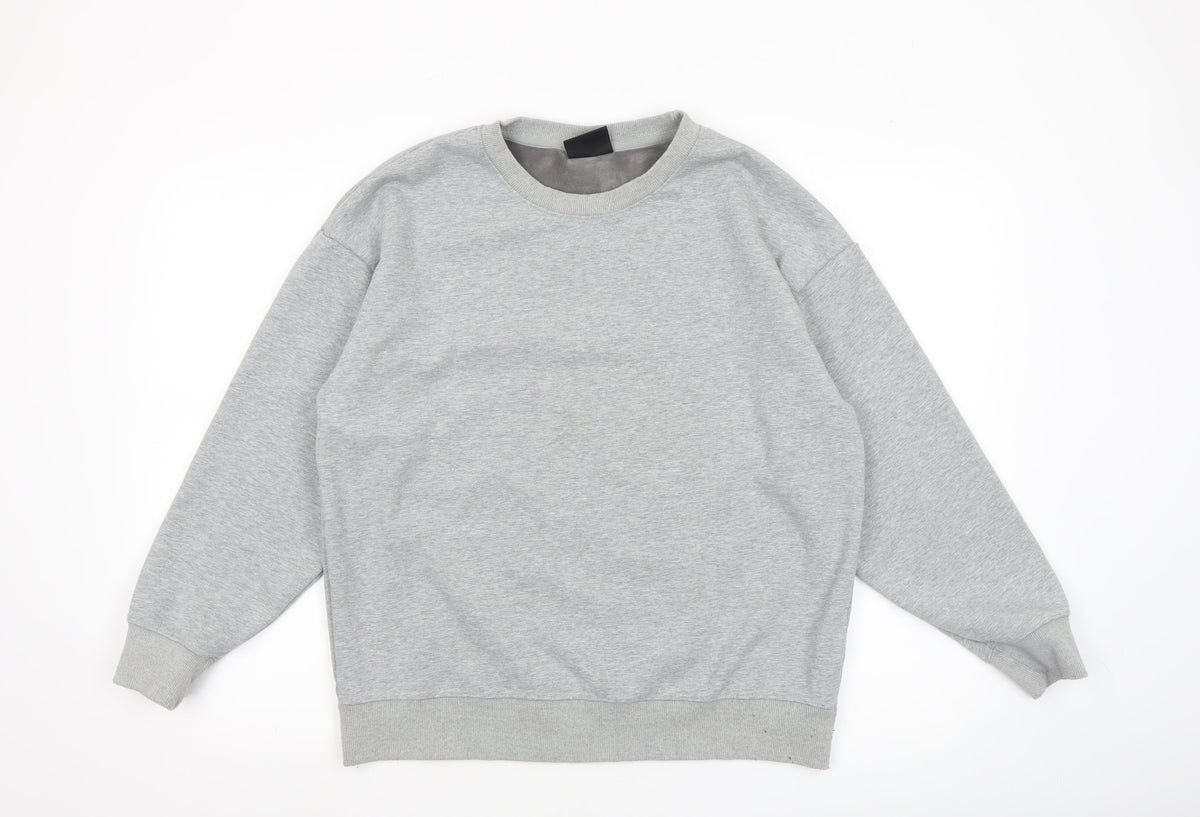 Mens UK Size L Independent Grey Pullover Sweatshirt