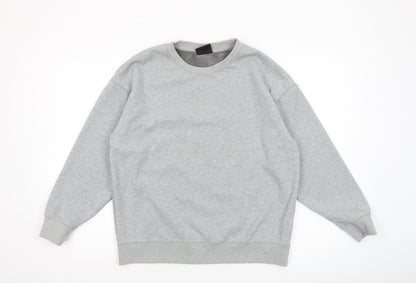 Mens UK Size L Independent Grey Pullover Sweatshirt