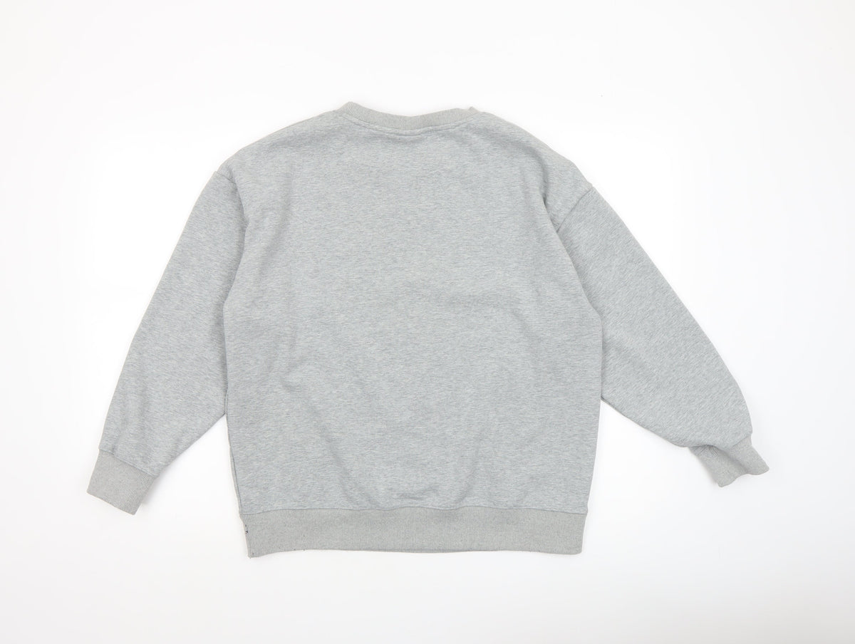 Mens UK Size L Independent Grey Pullover Sweatshirt