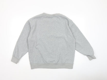 Mens UK Size L Independent Grey Pullover Sweatshirt