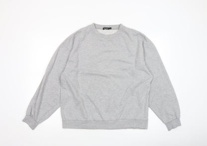 Womens UK Size XL Boohoo Grey Pullover Sweatshirt