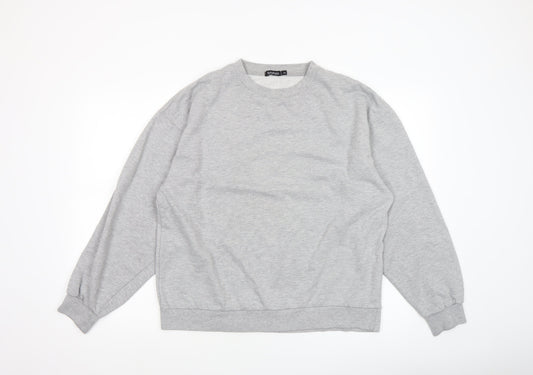 Womens UK Size XL Boohoo Grey Pullover Sweatshirt