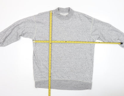 Mens UK Size M Uniqlo Grey Pullover Sweatshirt