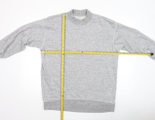 Mens UK Size M Uniqlo Grey Pullover Sweatshirt