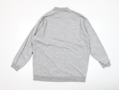 Mens UK Size M Uniqlo Grey Pullover Sweatshirt