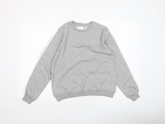 Womens UK Size 4 ASOS Grey Pullover Sweatshirt