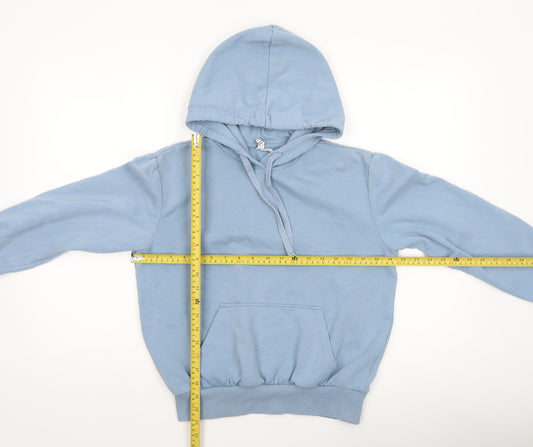 Womens UK Size XS H&M Blue Pullover Hoodie