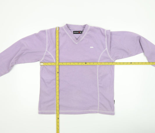 Womens UK Size M Trespass Purple Pullover Sweatshirt