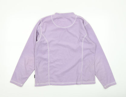 Womens UK Size M Trespass Purple Pullover Sweatshirt