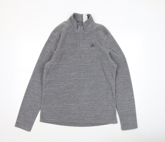 Mens UK Size L Quechua Grey Pullover Sweatshirt