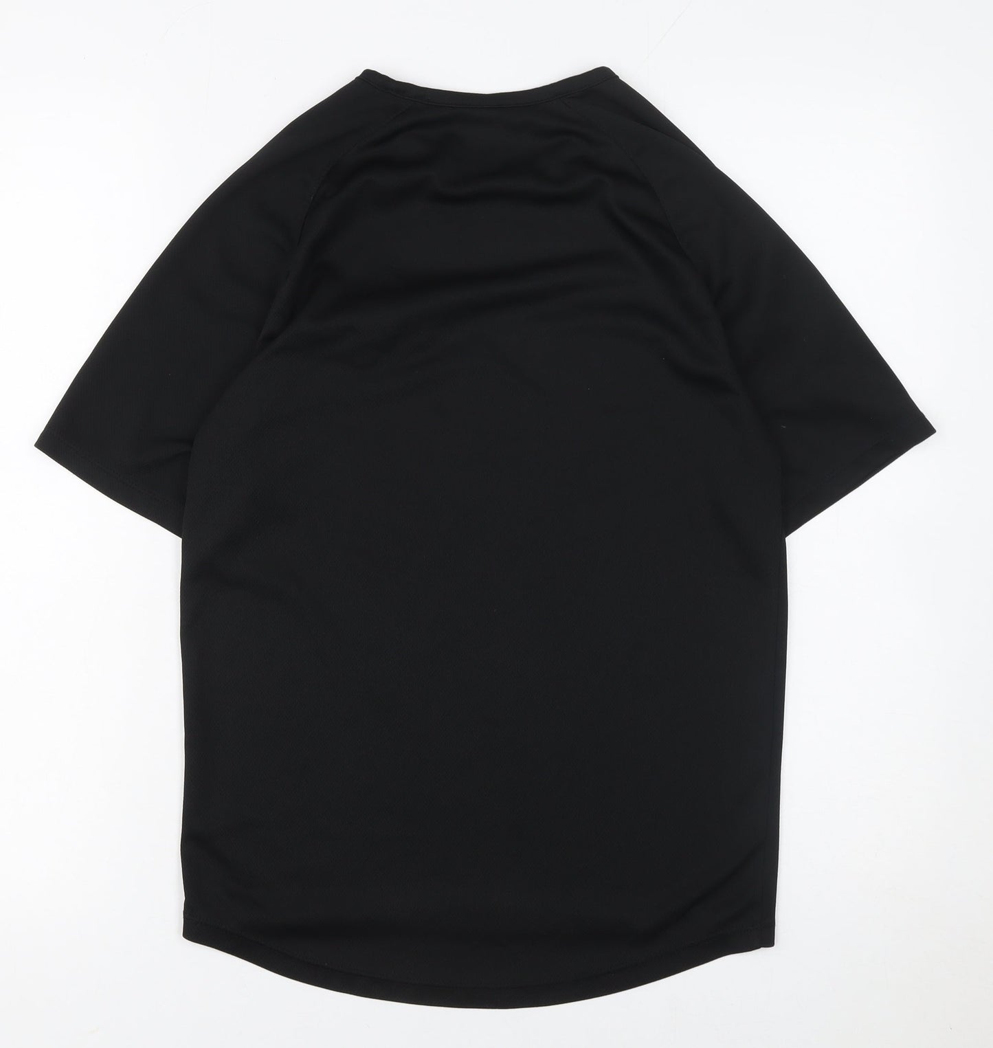 Mens UK Size XS SOL'S Black FootballGym & TrainingRunning & JoggingCrossFit T-Sh