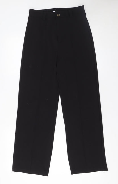 Womens UK Size 10 Kotty Regular Fit Casual Workwear Business Black Trousers