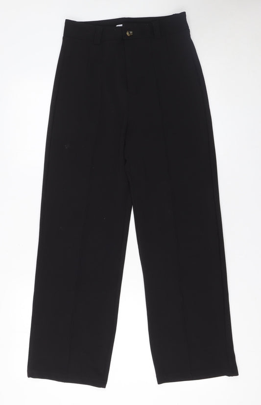 Womens UK Size 10 Kotty Regular Fit Casual Workwear Business Black Trousers