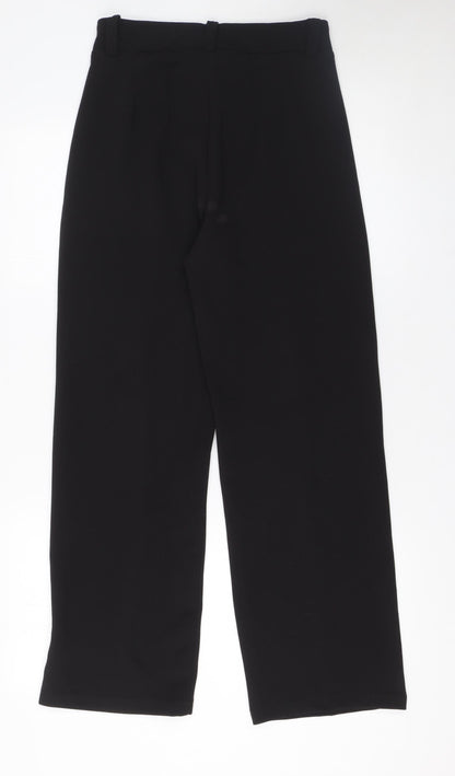 Womens UK Size 10 Kotty Regular Fit Casual Workwear Business Black Trousers