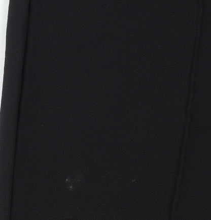 Womens UK Size 10 Kotty Regular Fit Casual Workwear Business Black Trousers