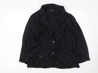 Womens UK Size 14 Bianca Regular Black Blazer