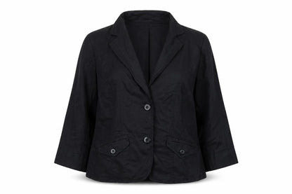 Womens UK Size 14 Bianca Regular Black Blazer