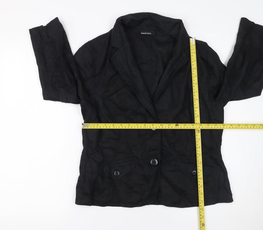 Womens UK Size 14 Bianca Regular Black Blazer