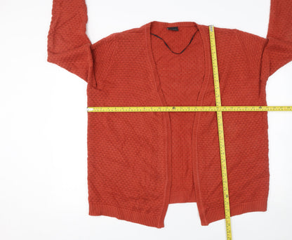 Womens UK Size L VILA Orange Cardigan Jumper