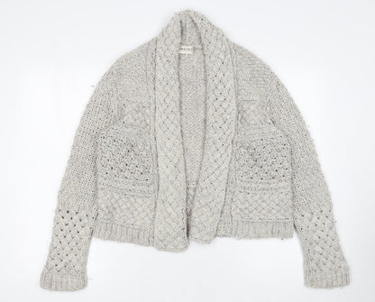 Womens UK Size 14 Marks and Spencer Grey Cardigan Jumper