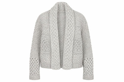 Womens UK Size 14 Marks and Spencer Grey Cardigan Jumper