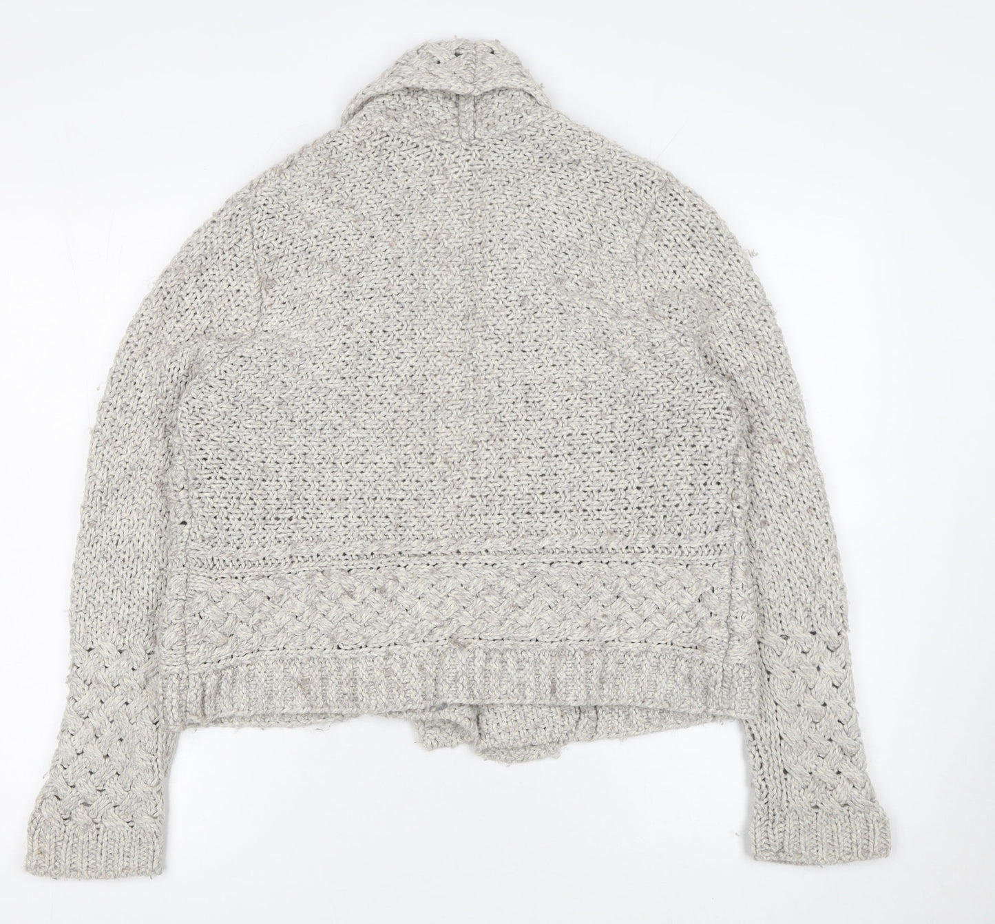 Womens UK Size 14 Marks and Spencer Grey Cardigan Jumper
