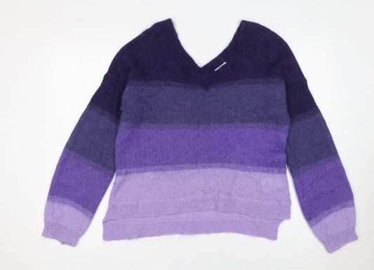 Womens UK Size XS Charli Purple Pullover Jumper