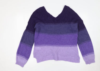 Womens UK Size XS Charli Purple Pullover Jumper