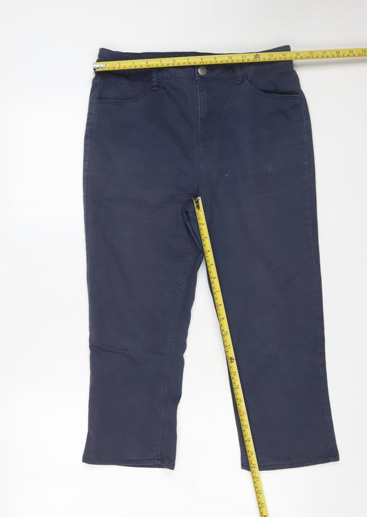 Womens UK Size 12 Dunnes Stores Regular Fit Straight Blue Jeans