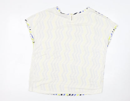 Womens UK Size 12 Marks and Spencer Multicoloured Jersey Blouse