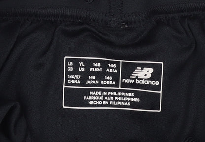 New Balance Boys Black LFC 125 Years Athletic Football Shorts 11 Years