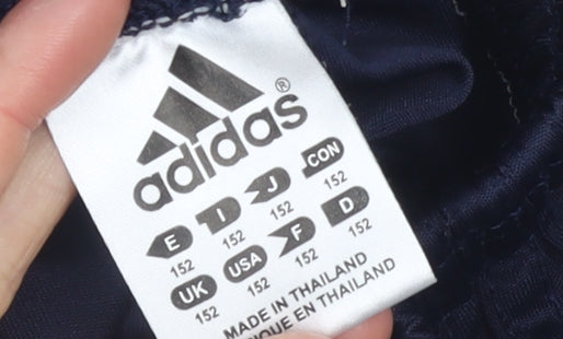 Adidas Boys Blue Real Madrid Athletic Football Shorts Size 152
